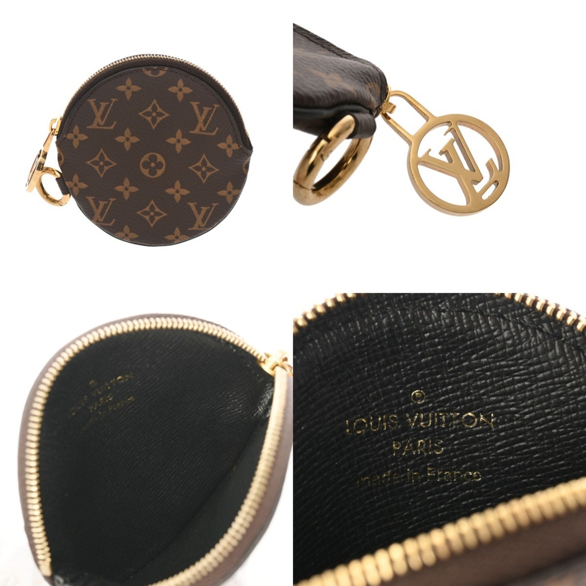 Louis Vuitton Brown Camel Monogram Canvas Pochette Pouch
