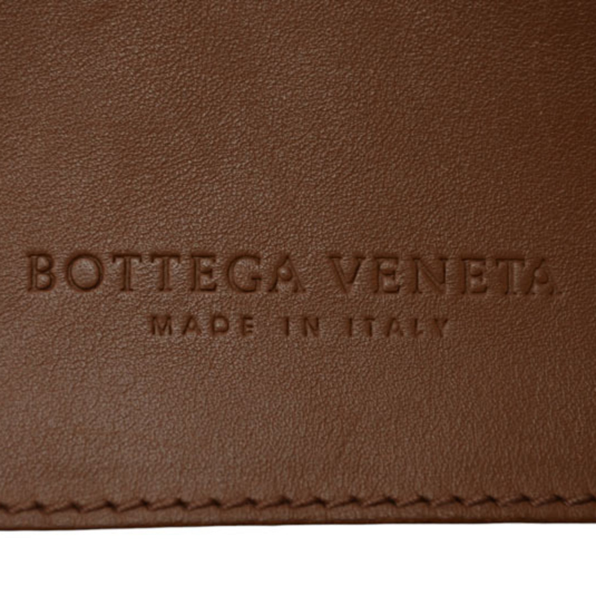 Bottega Veneta Intrecciato Brown Intrecciato Shoulder Bag