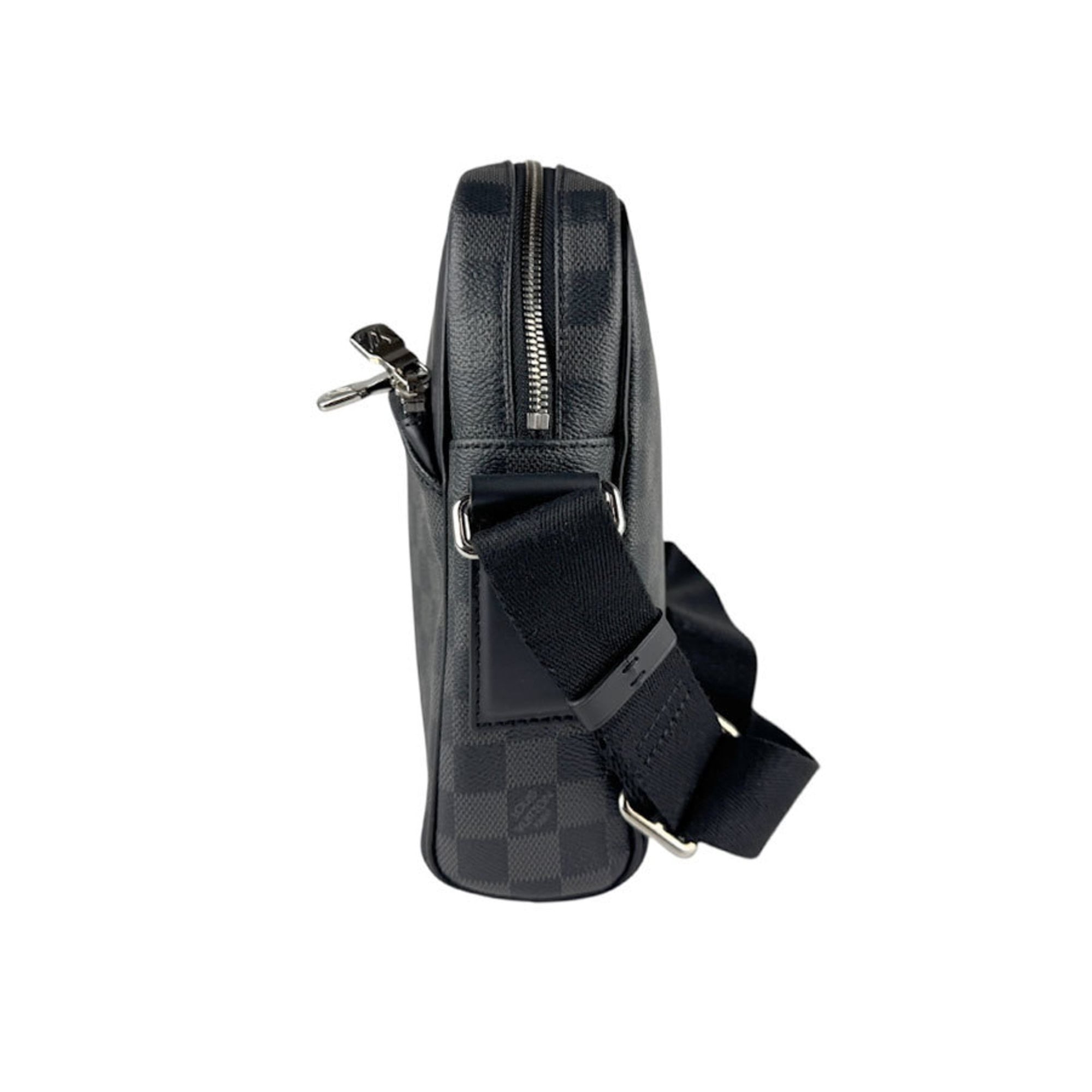 Louis Vuitton Black Damier Graphite Shoulder Bag