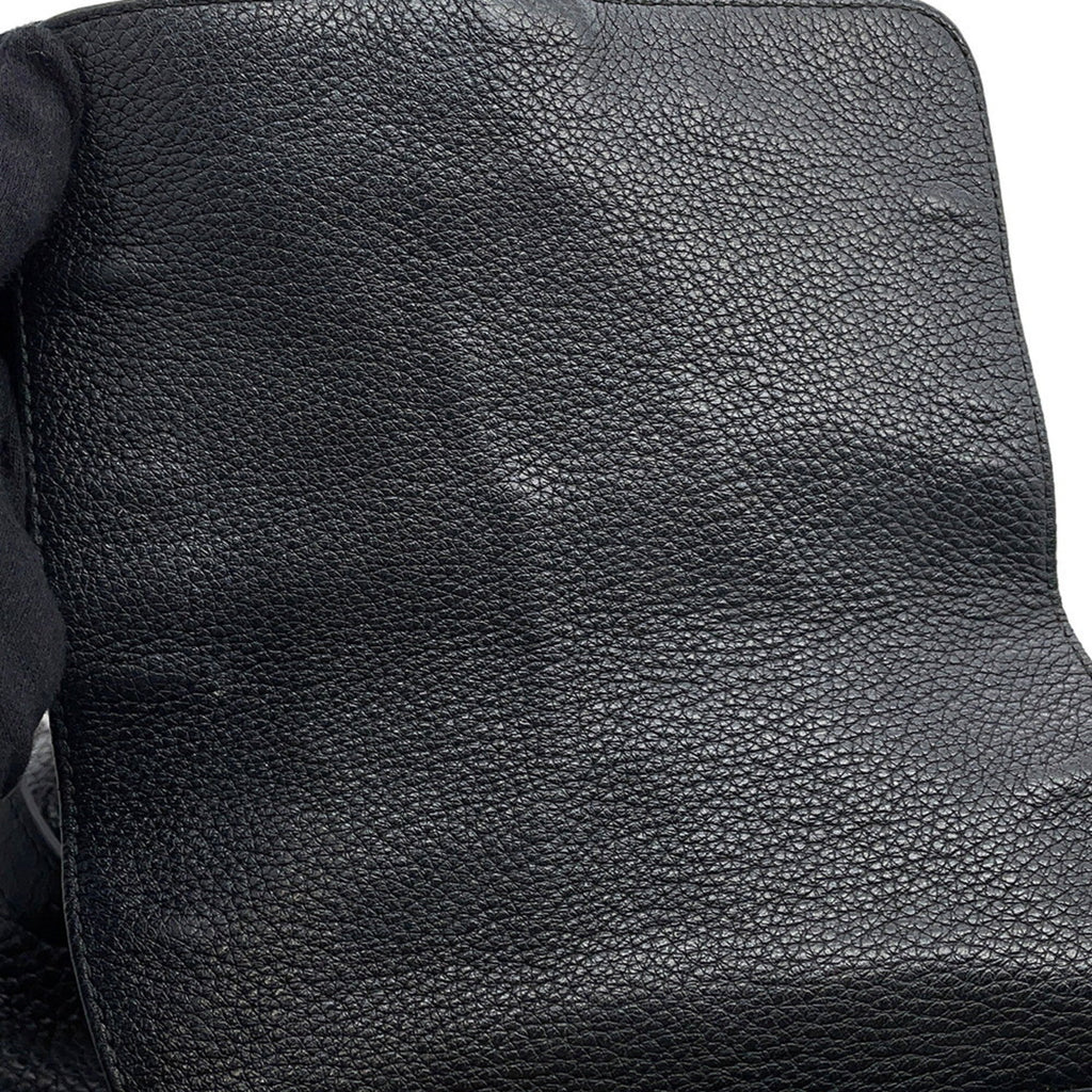 Gucci Black Leather Backpack Handbag (Pre-Owned)