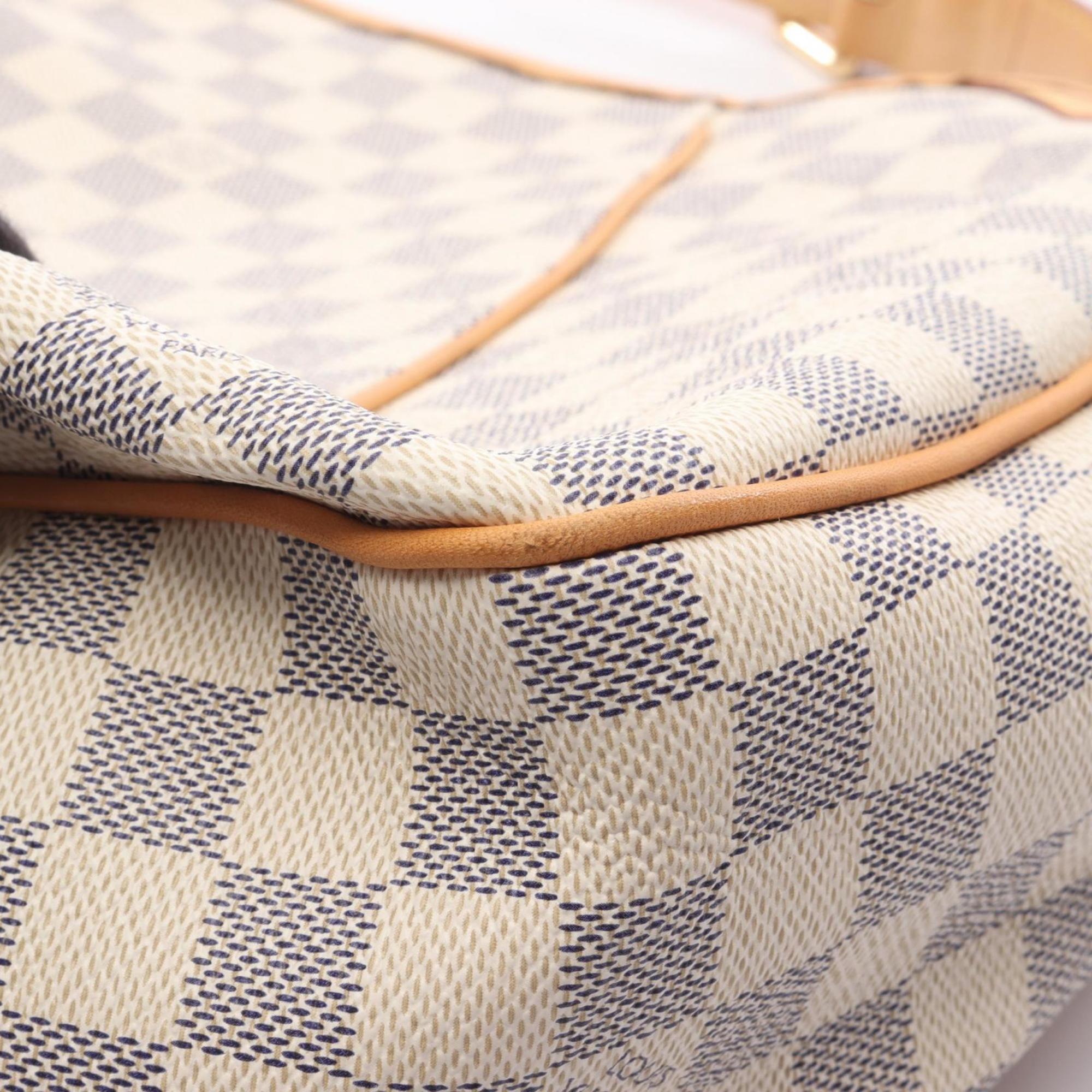 Louis Vuitton Damier Azur White Coated Canvas Shoulder Bag