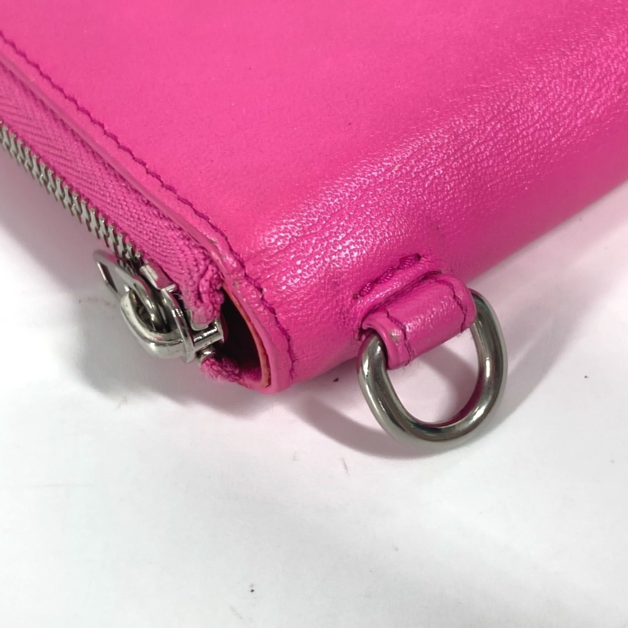 Balenciaga Pink Leather Wallet (Bi-Fold)