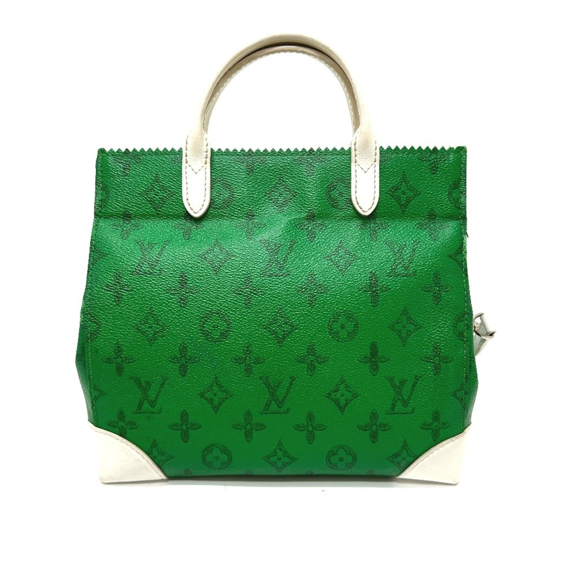 Louis Vuitton Green Monogram Handbag