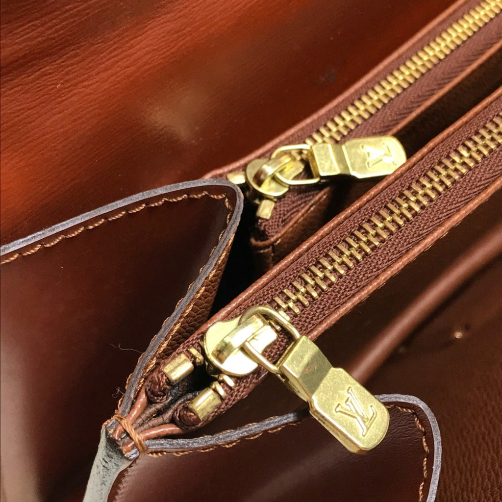 Louis Vuitton Brown Leather Handbag
