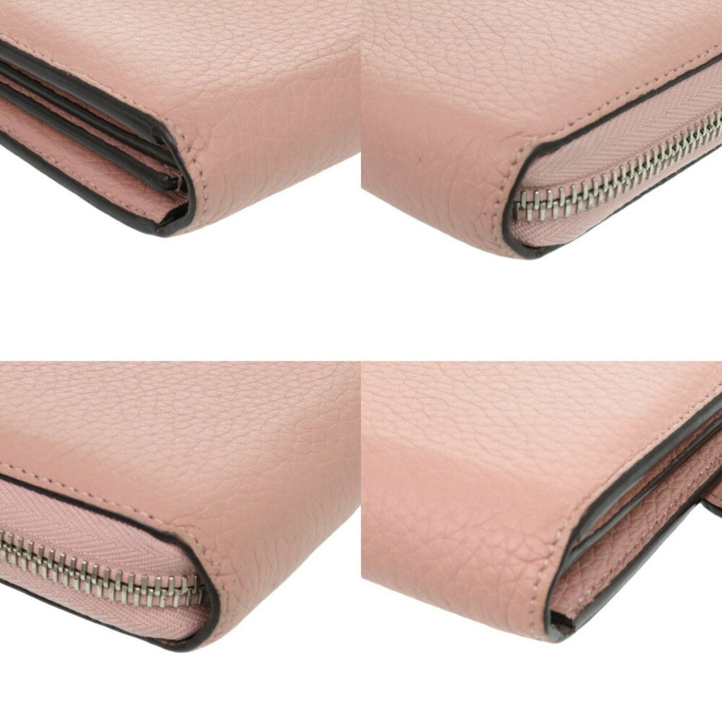 Louis Vuitton Magnolia Pink Leather Long Wallet