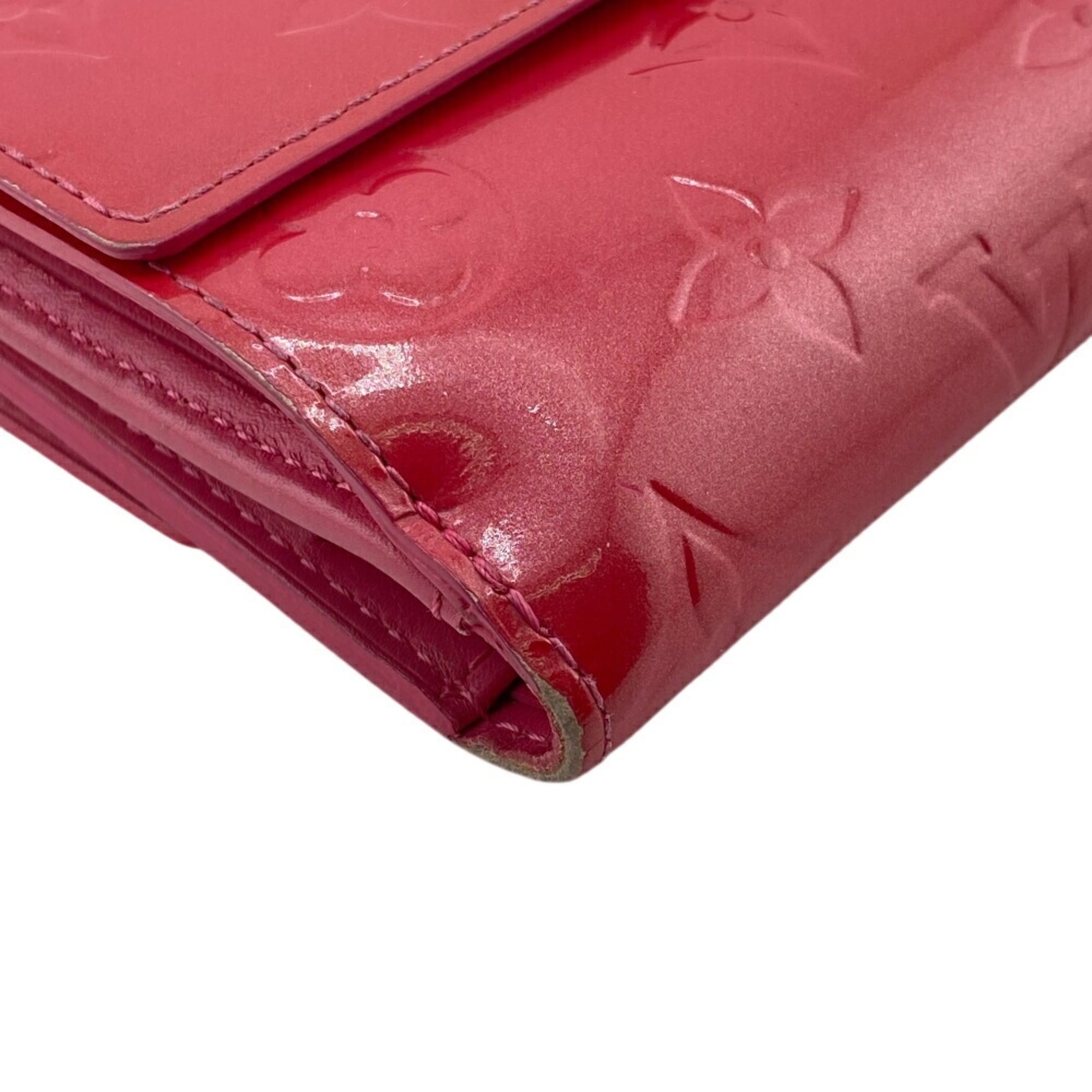 Louis Vuitton Monogram Vernis Pink Monogram Vernis Wallet (Tri-Fold)