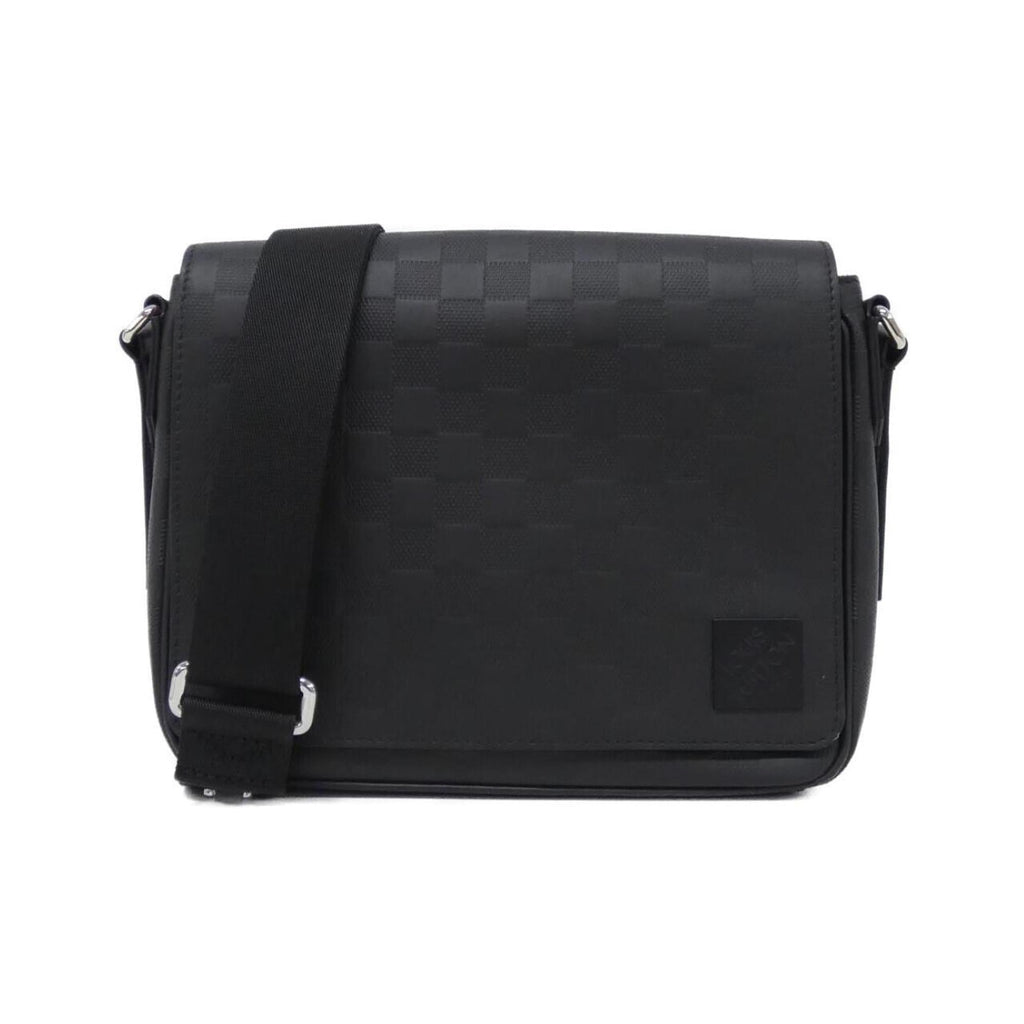 Louis Vuitton Black Leather Shoulder Bag
