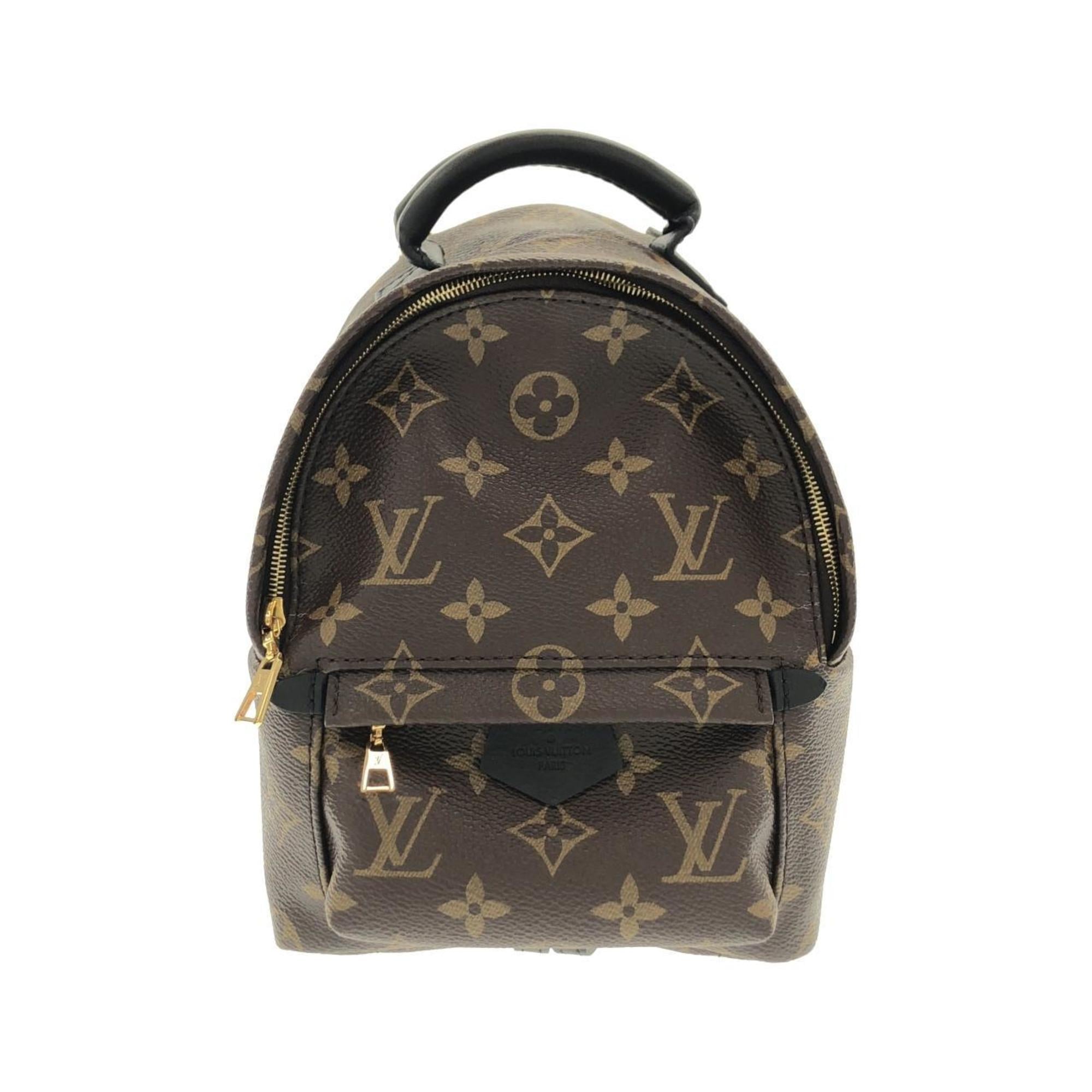 Louis Vuitton Brown Coated Canvas Backpack