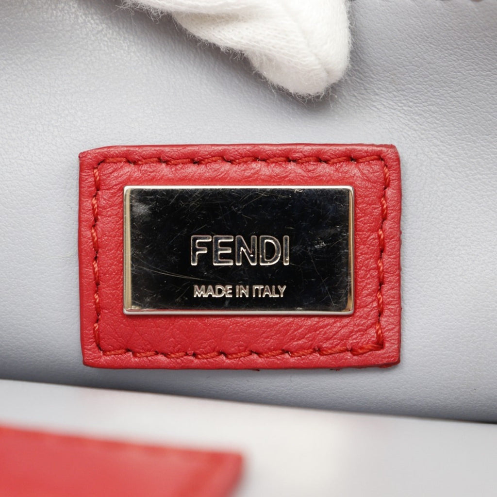 Fendi Red Color Leather Handbag