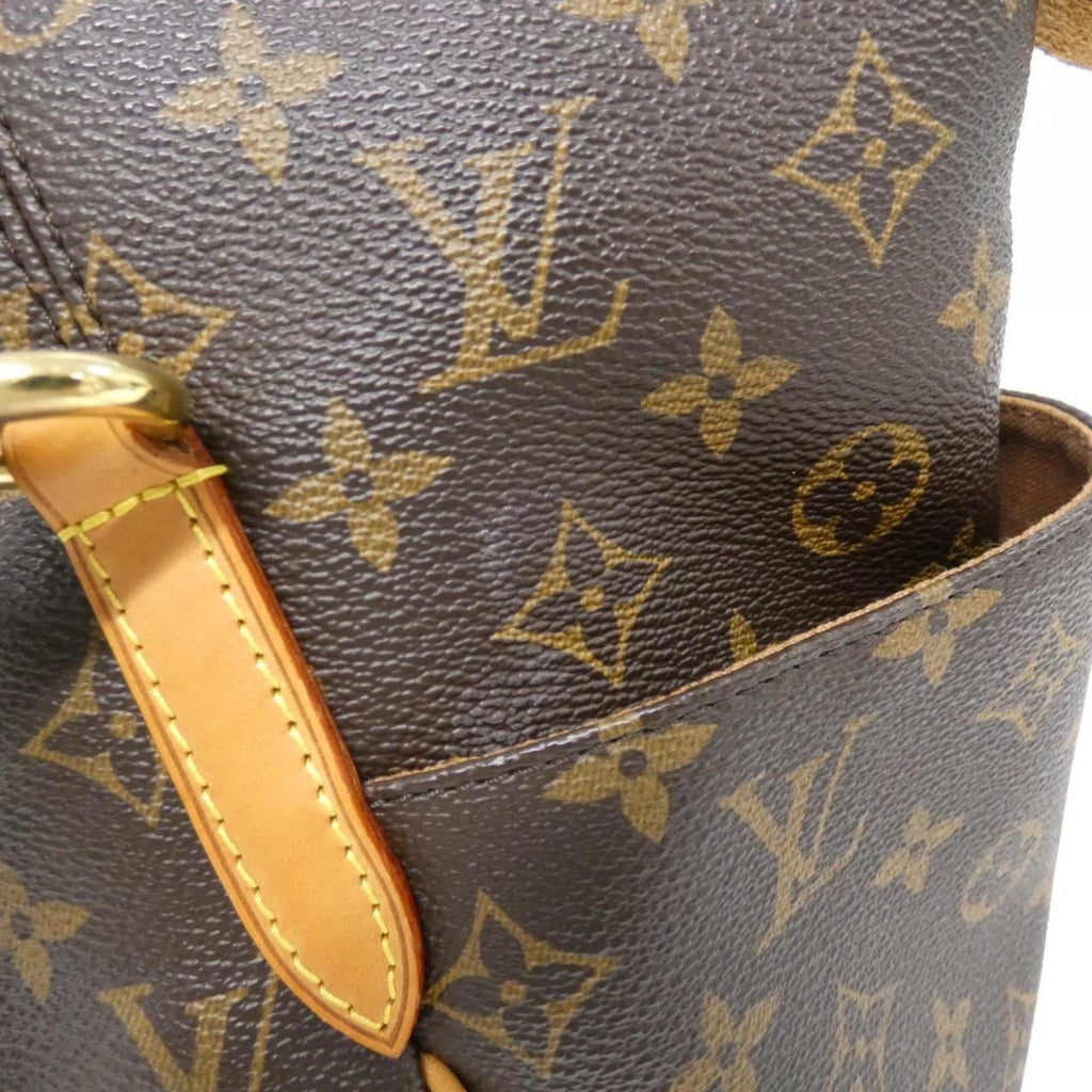 Louis Vuitton Brown Coated Canvas Handbag