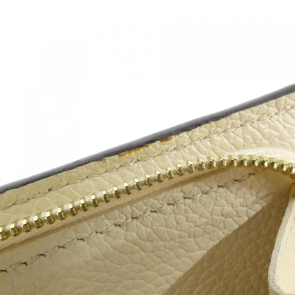 Louis Vuitton Monogram Empreinte Beige Leather Wallet (Tri-Fold)