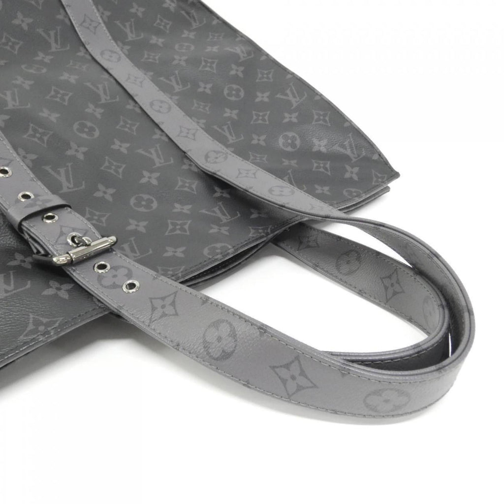 Louis Vuitton Black Gris Coated Canvas Handbag