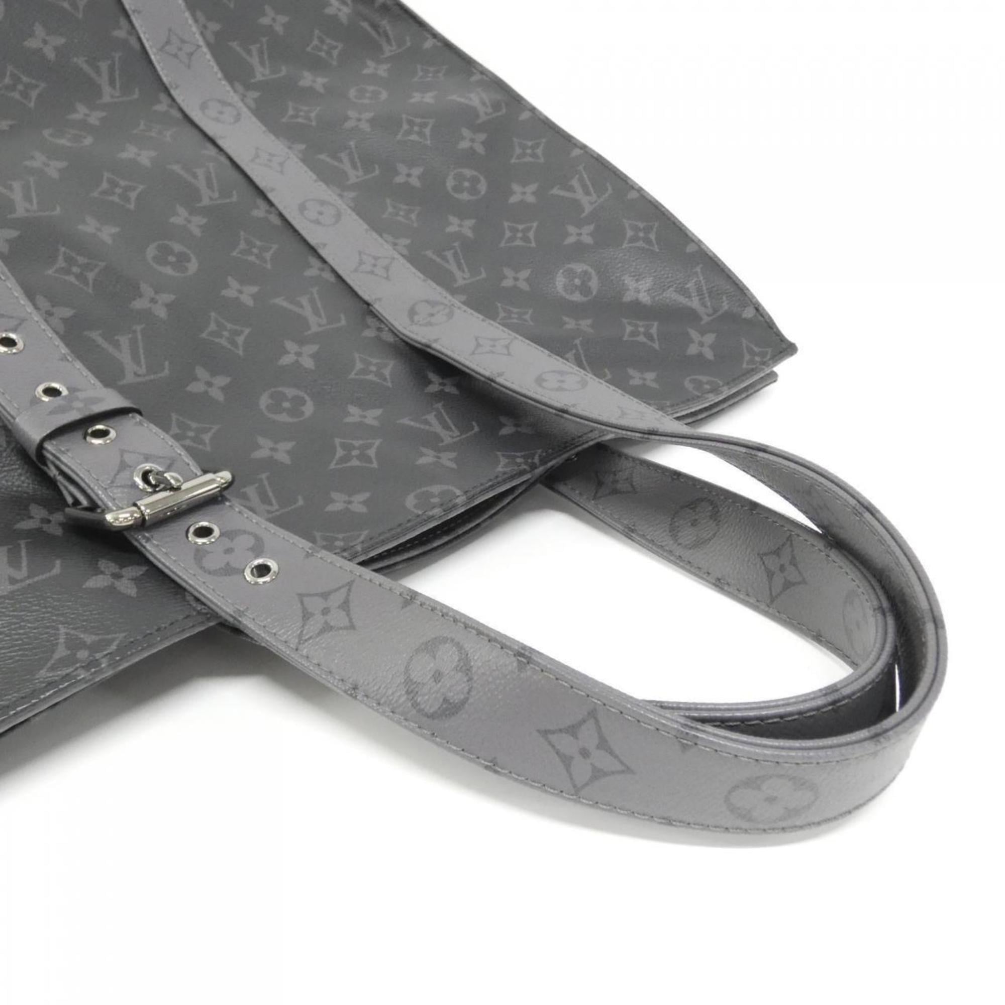Louis Vuitton Black Gris Coated Canvas Handbag