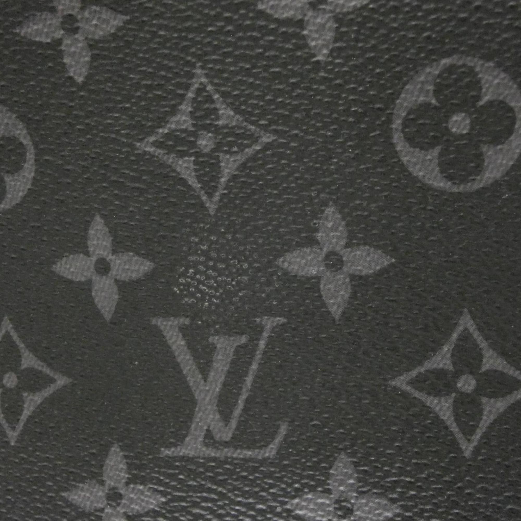 Louis Vuitton Black Gris Coated Canvas Shoulder Bag