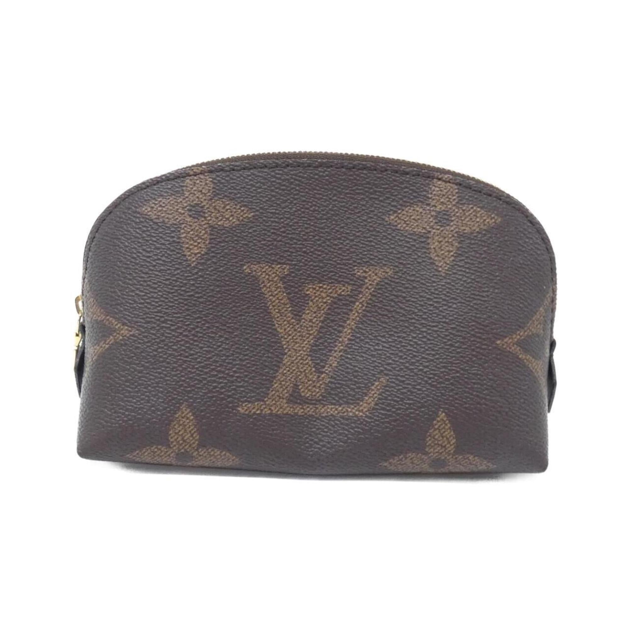 Louis Vuitton Marron Coated Canvas Pouch
