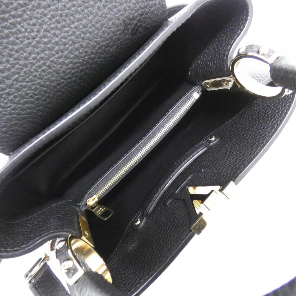Louis Vuitton Taurillon Black Leather Handbag