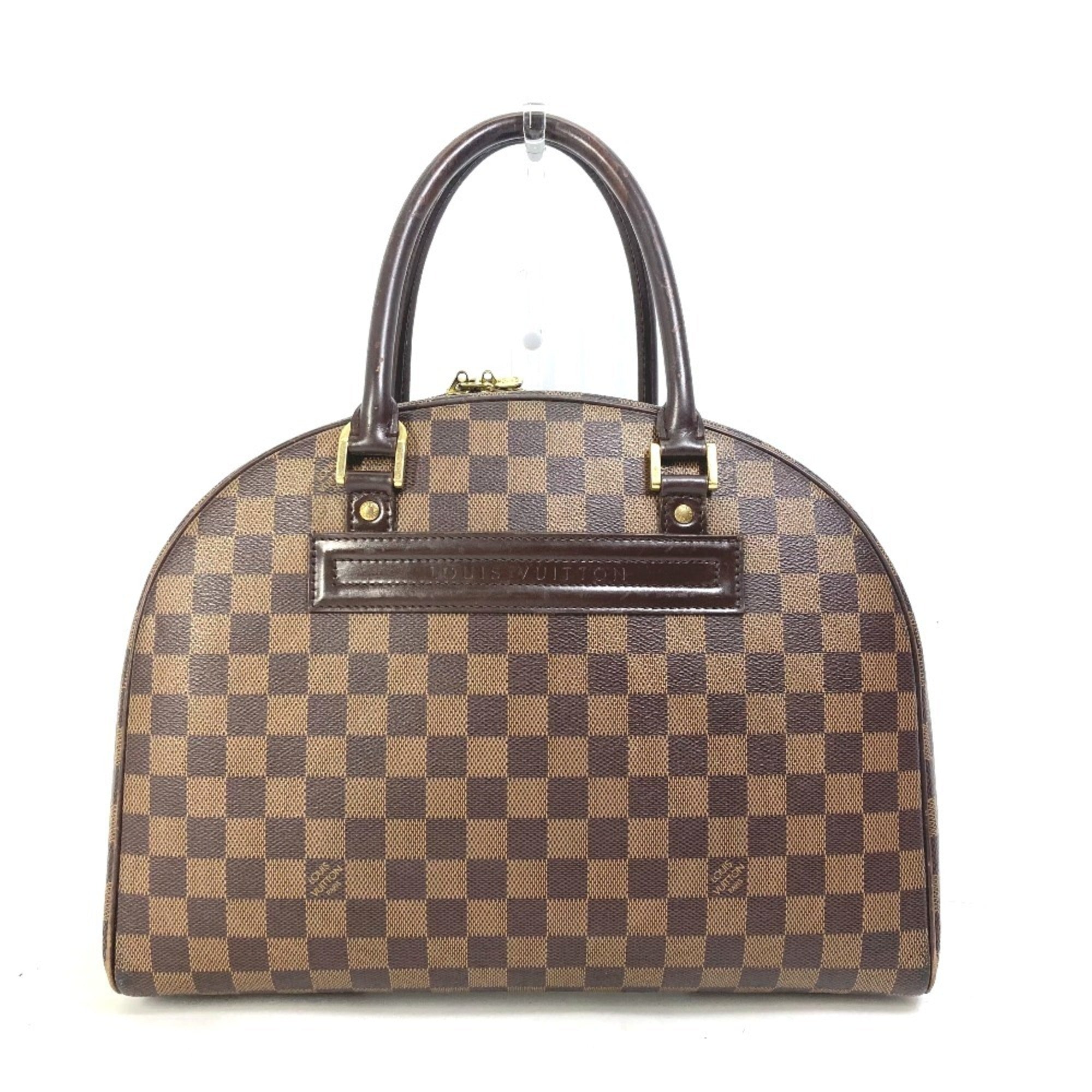 Louis Vuitton Damier Brown Ebene Damier Canvas Boston Bag Handbag Shoulder Bag