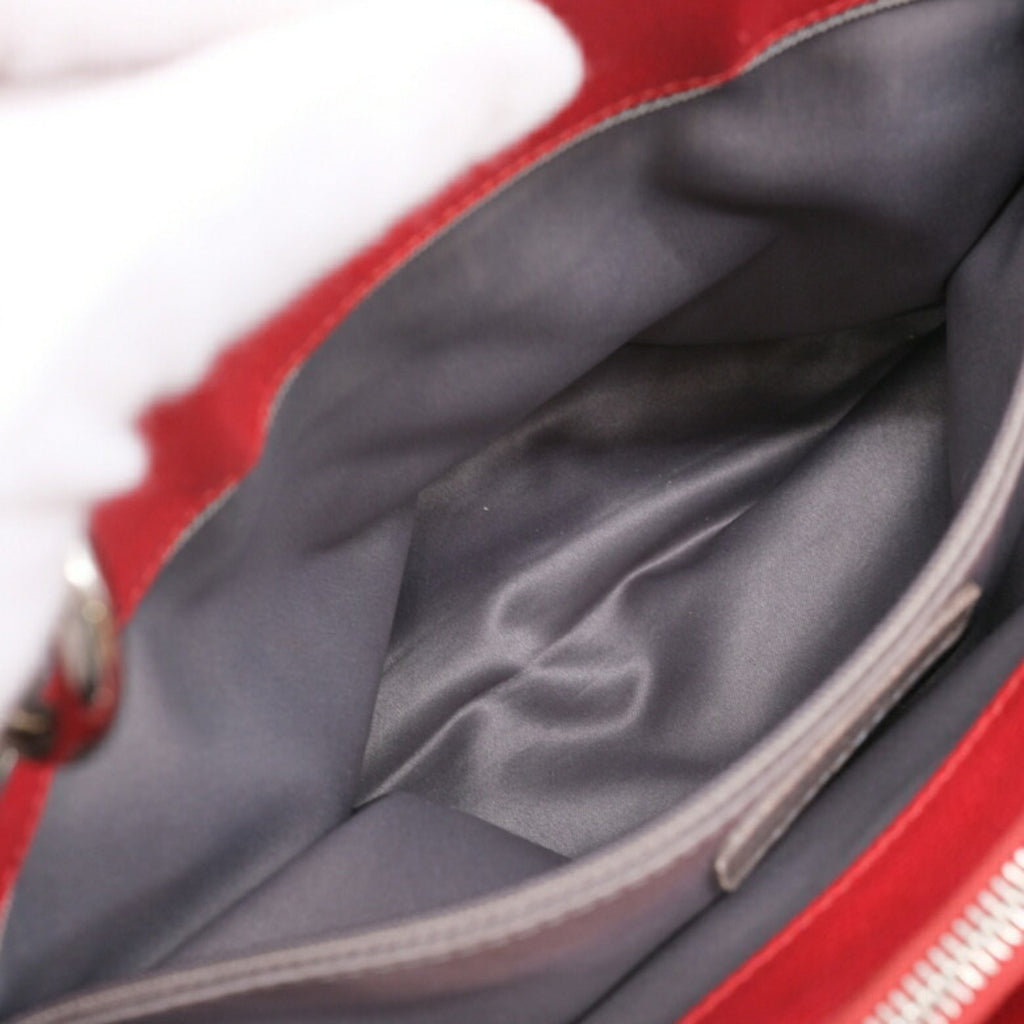 Chanel Red Color Caviar Leather Tote Bag