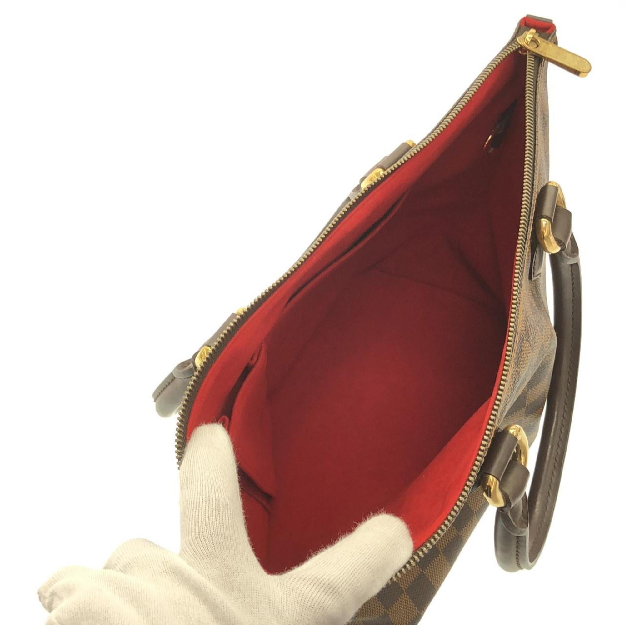 Louis Vuitton Brown Coated Canvas Handbag