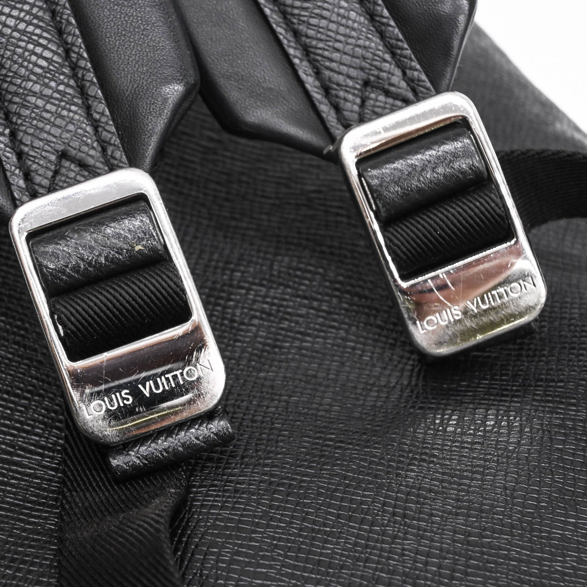 Louis Vuitton Taiga Black Taiga Leather Backpack