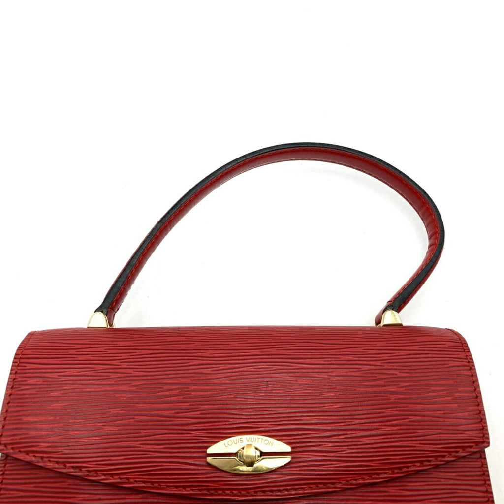 Louis Vuitton Red Color Epi Leather Handbag