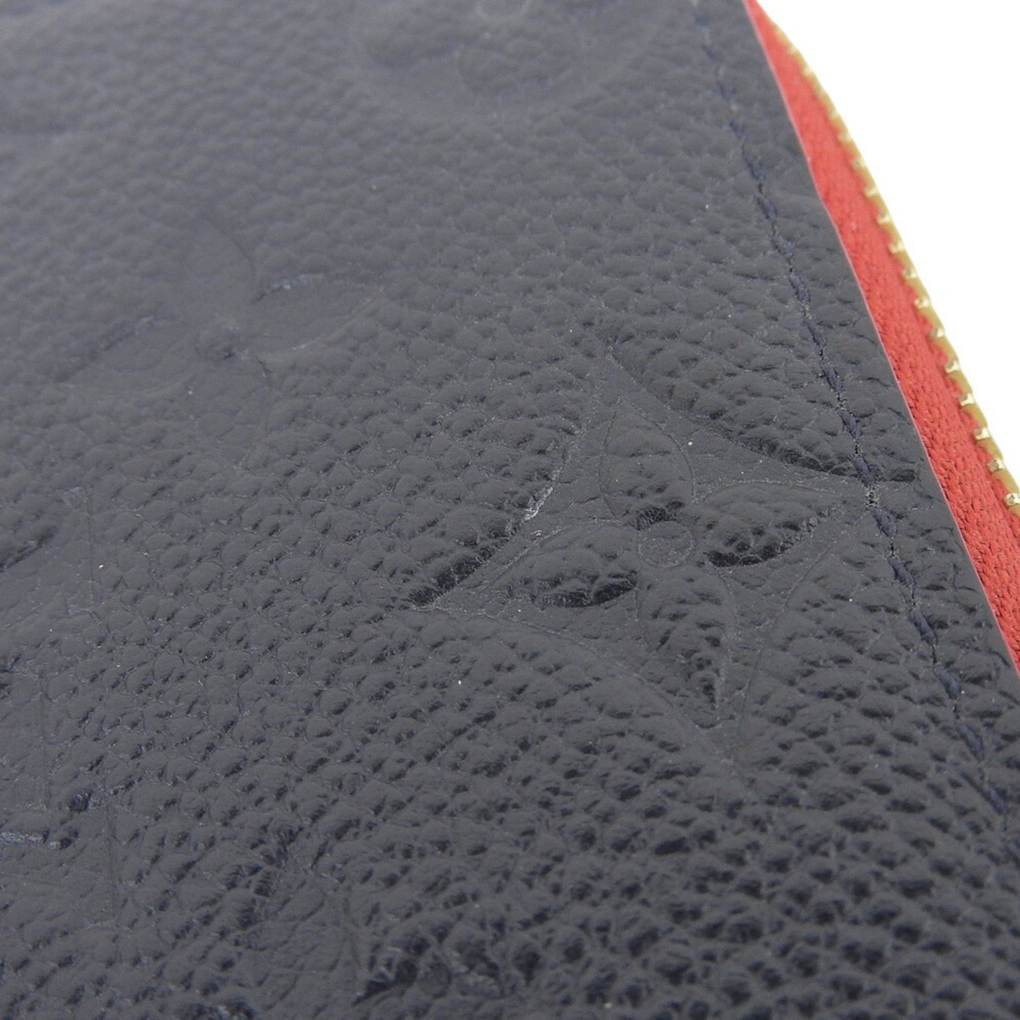 Louis Vuitton Marine Rouge Monogram Navy Monogram Empreinte Coin Purse/Coin Case