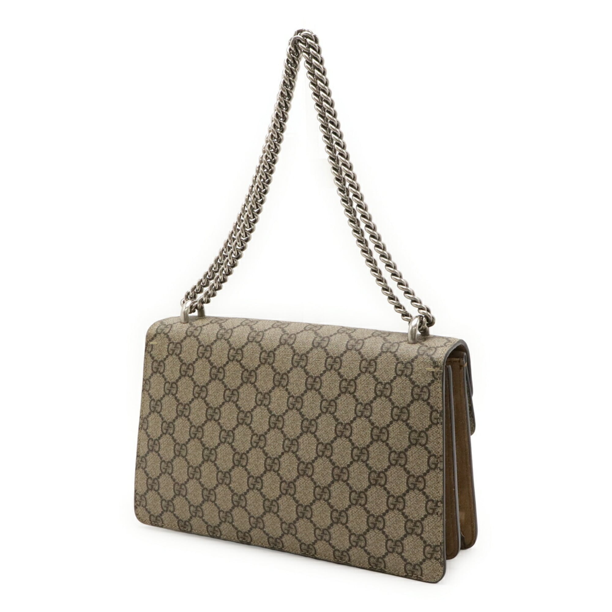 Gucci Beige Gg Supreme Shoulder Bag (Pre-Owned)
