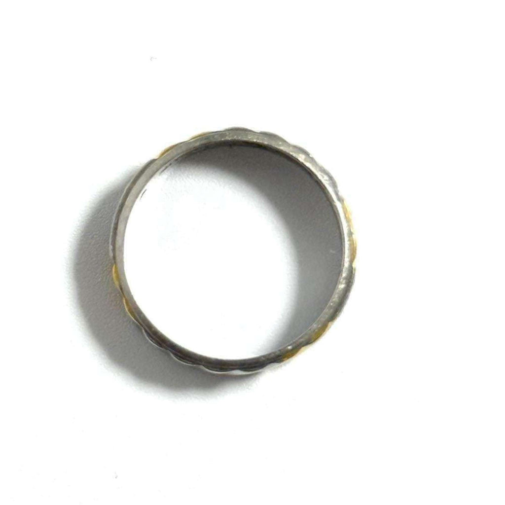 Celine Yellow Gold (18K) Platinum 950 Band Ring