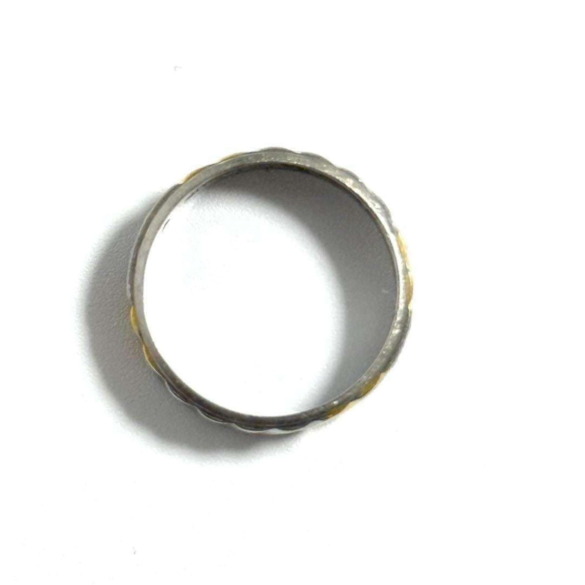 Celine Yellow Gold (18K) Platinum 950 Band Ring