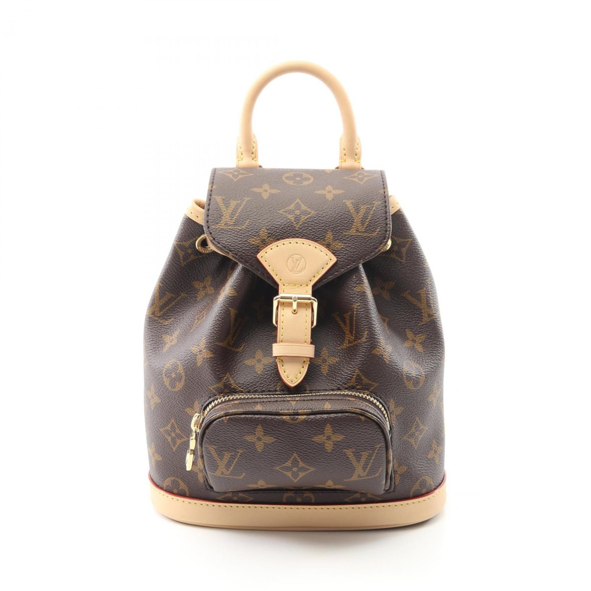 Louis Vuitton Brown Monogram Coated Canvas Backpack