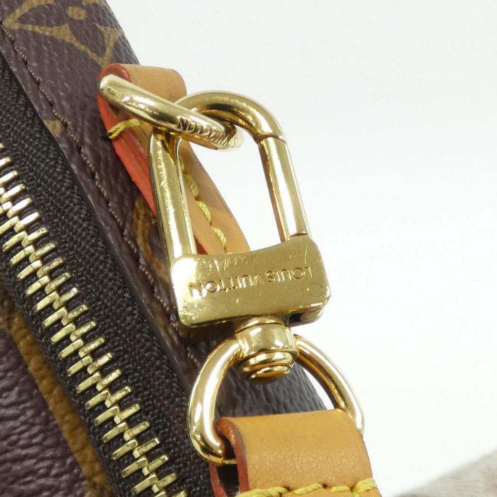 Louis Vuitton Marron Coated Canvas Handbag Pouch Shoulder Bag