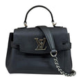 Louis Vuitton Black Noir Leather Shoulder Bag
