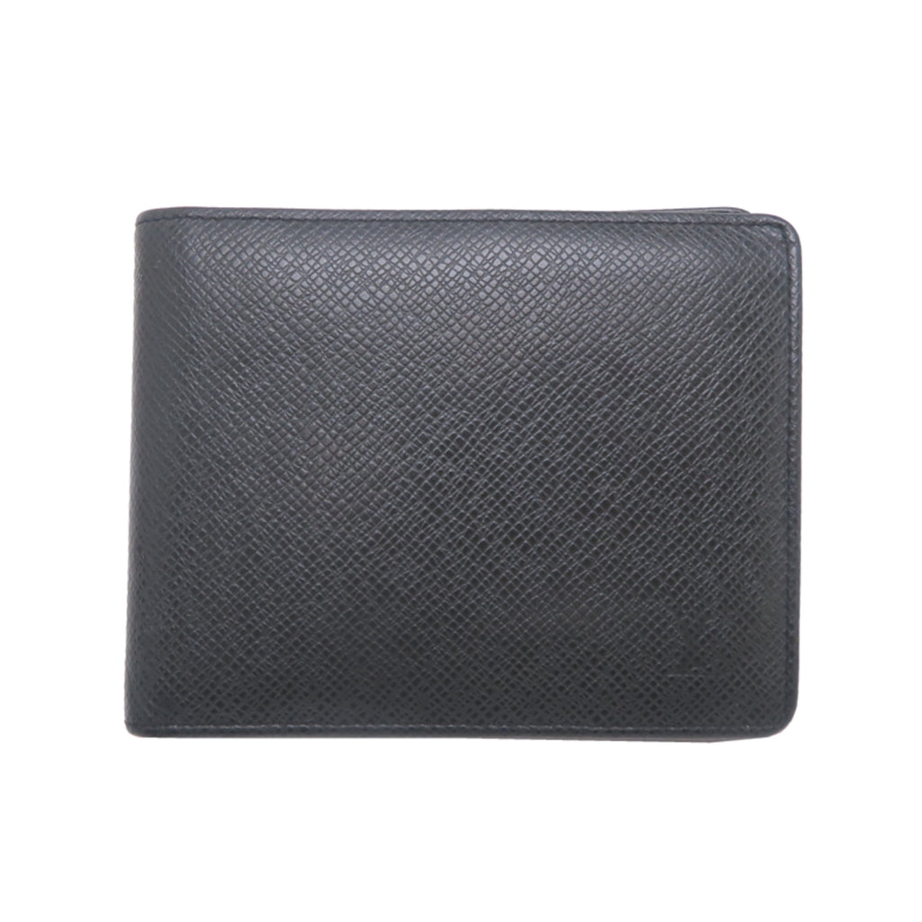 Louis Vuitton Ardoise Black Taiga Leather Wallet