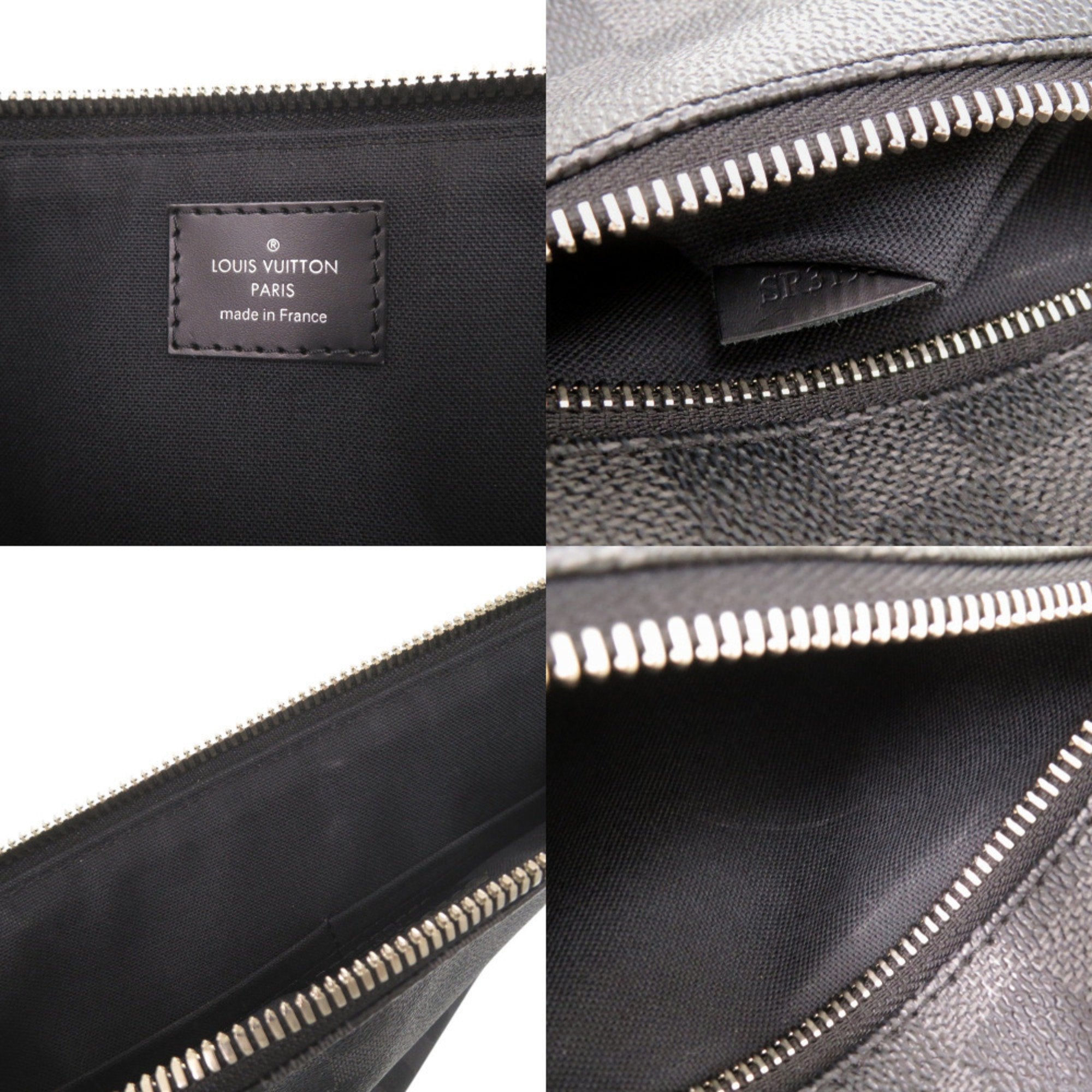 Louis Vuitton Black Damier Graphite Shoulder Bag
