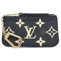 Louis Vuitton Monogram Empreinte Beige Black Leather Coin Purse/Coin Case