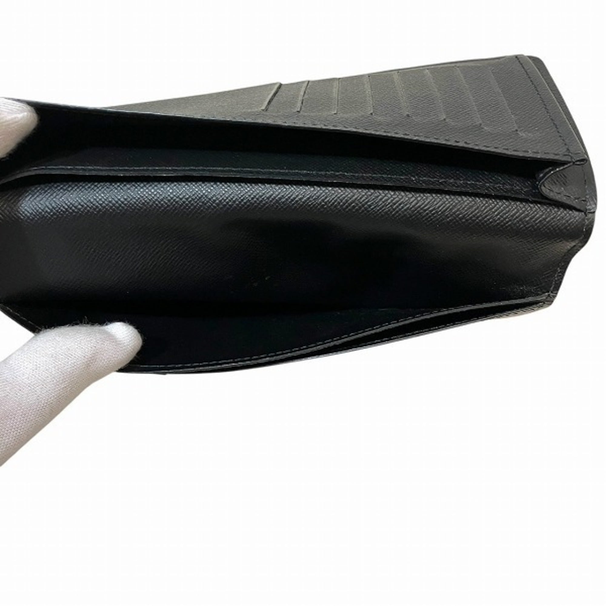 Louis Vuitton Black Damier Graphite Long Wallet