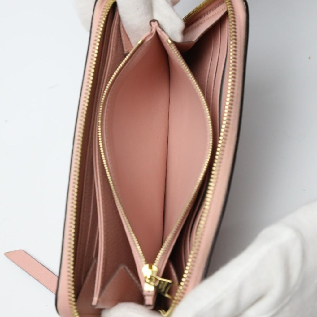 Louis Vuitton Monogram Empreinte Rose Poudre Monogram Empreinte Long Wallet