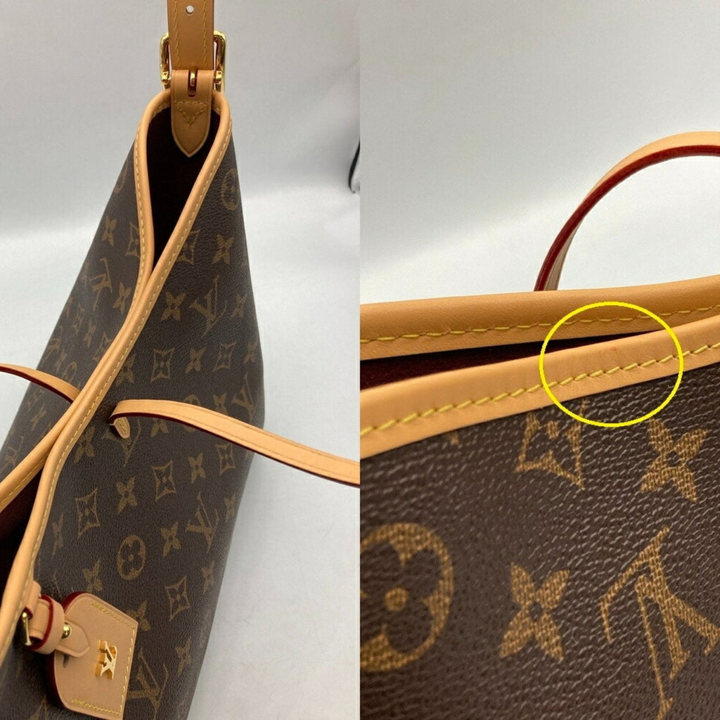 Louis Vuitton Brown Pvc Leather Shoulder Bag