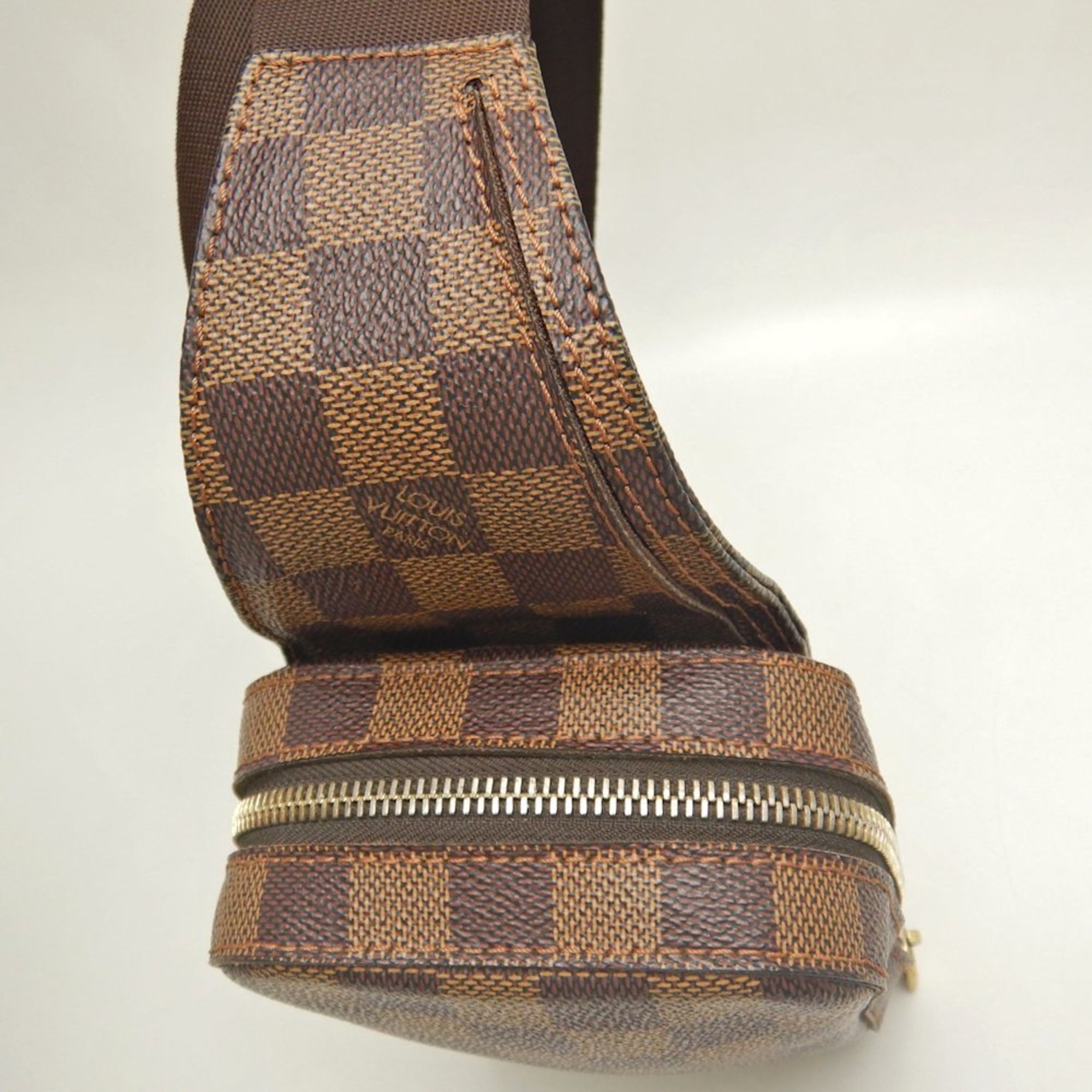 Louis Vuitton Brown Ebene Pvc Sling Bag