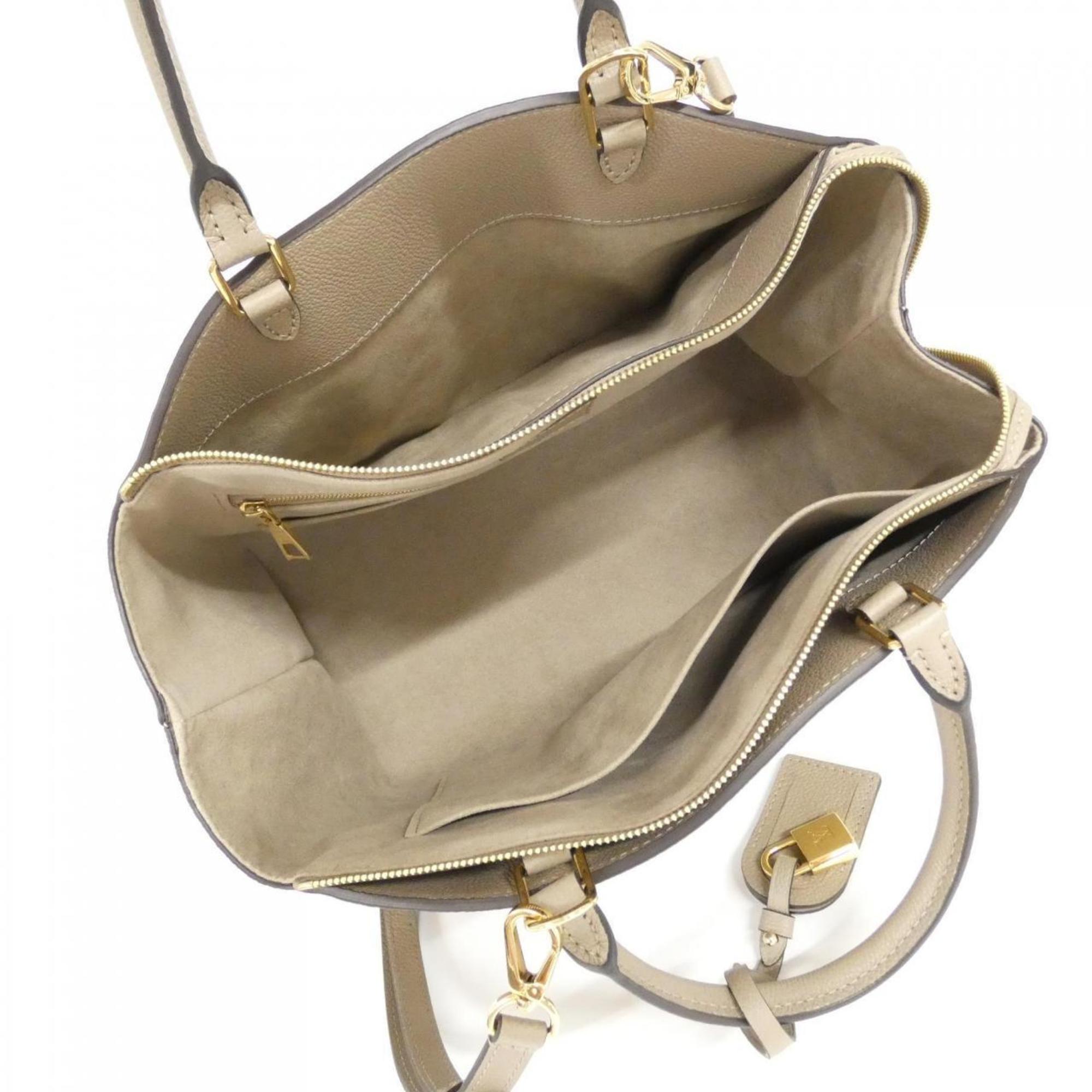 Louis Vuitton Tourterelle Leather Handbag