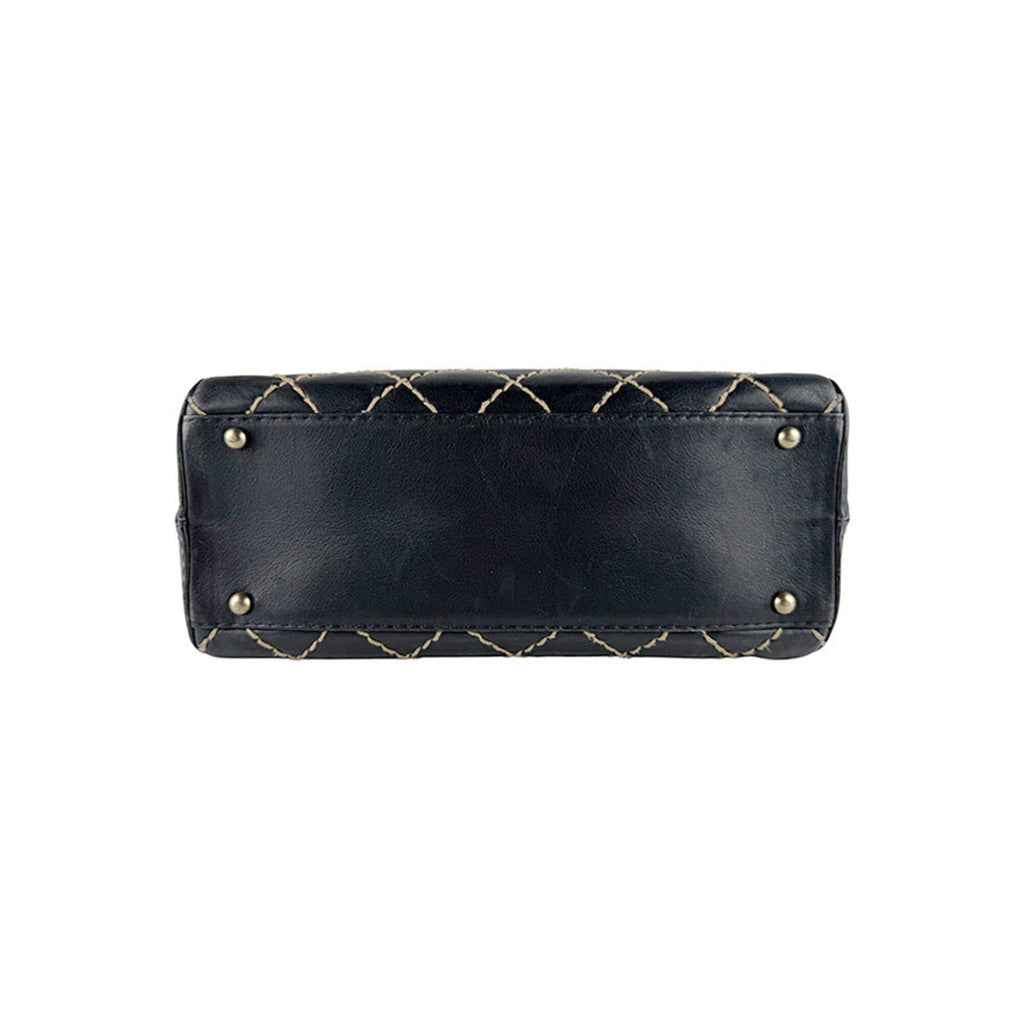 Chanel Black Leather Handbag