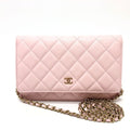 Chanel Pink Caviar Leather Shoulder Bag