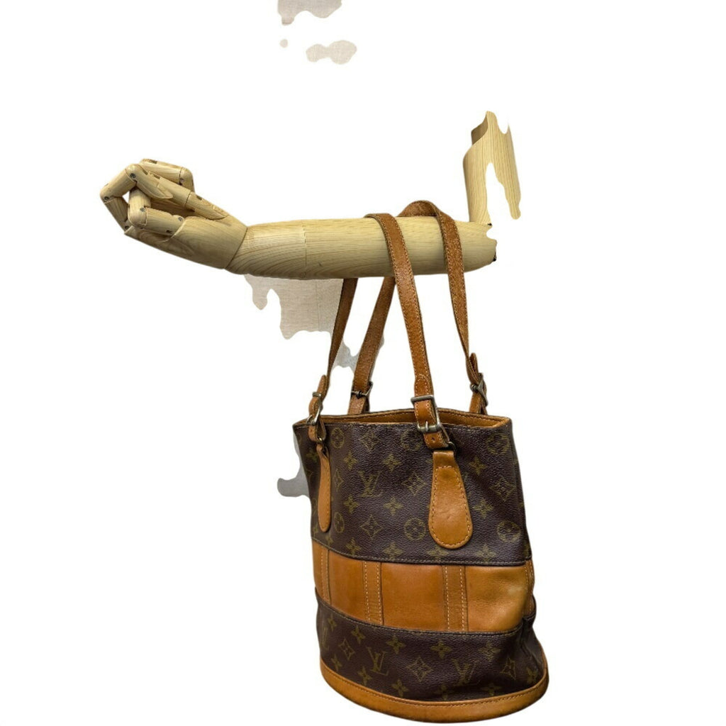 Louis Vuitton Brown Leather Shoulder Bag