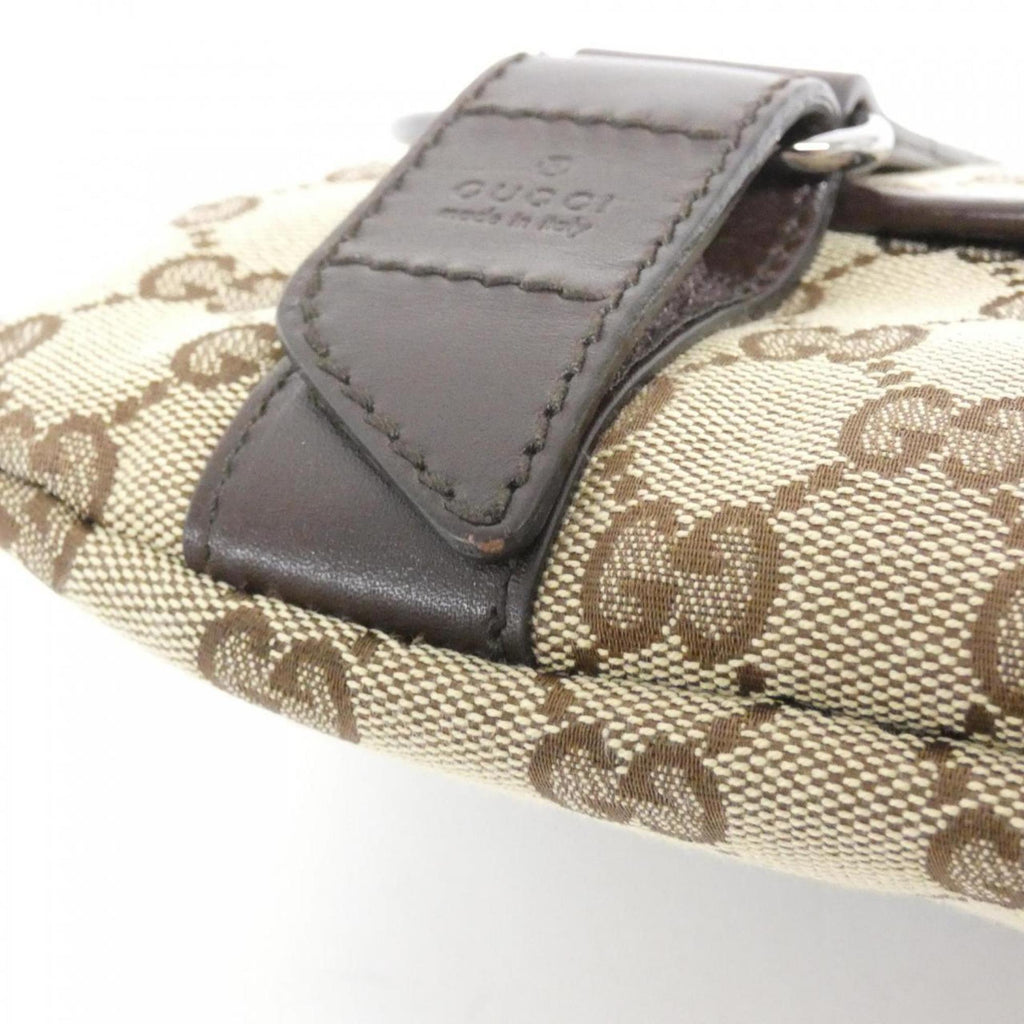 Gucci Beige Brown Gg Canvas Fanny Pack (Pre-Owned)