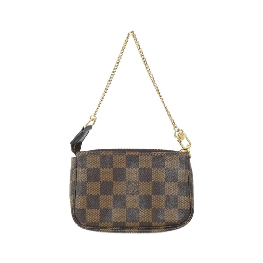 Louis Vuitton Damier Ebene Coated Canvas Pochette Pouch