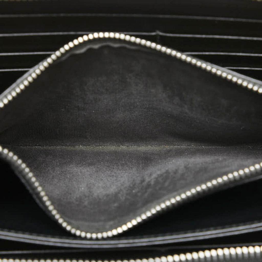Prada Black Leather Long Wallet (Bi-Fold)
