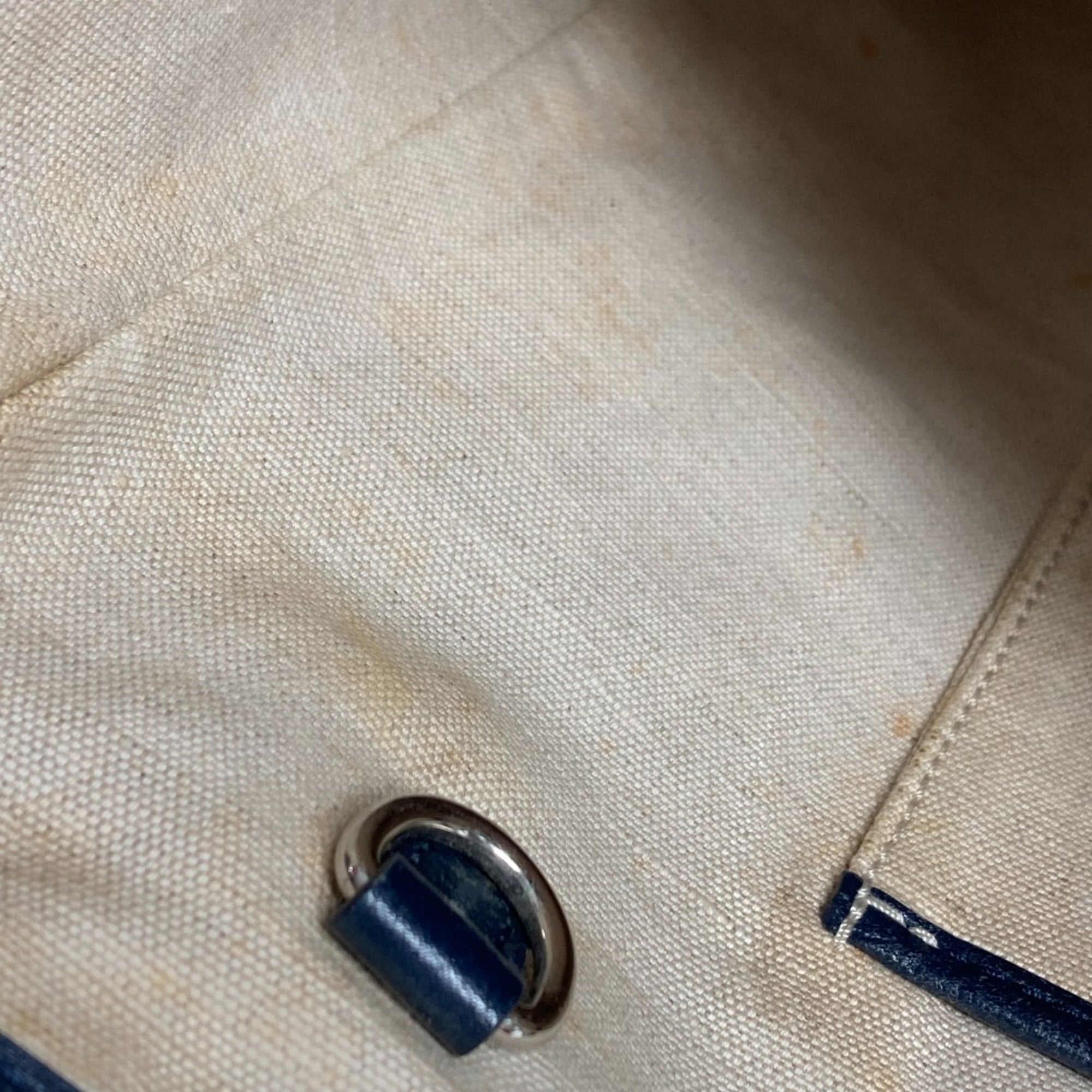 Celine Blue Leather Shoulder Bag