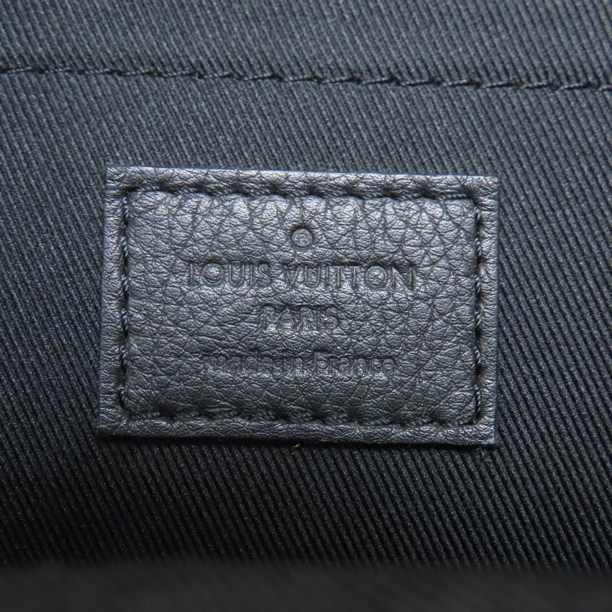Louis Vuitton Monogram Black Pvc Backpack