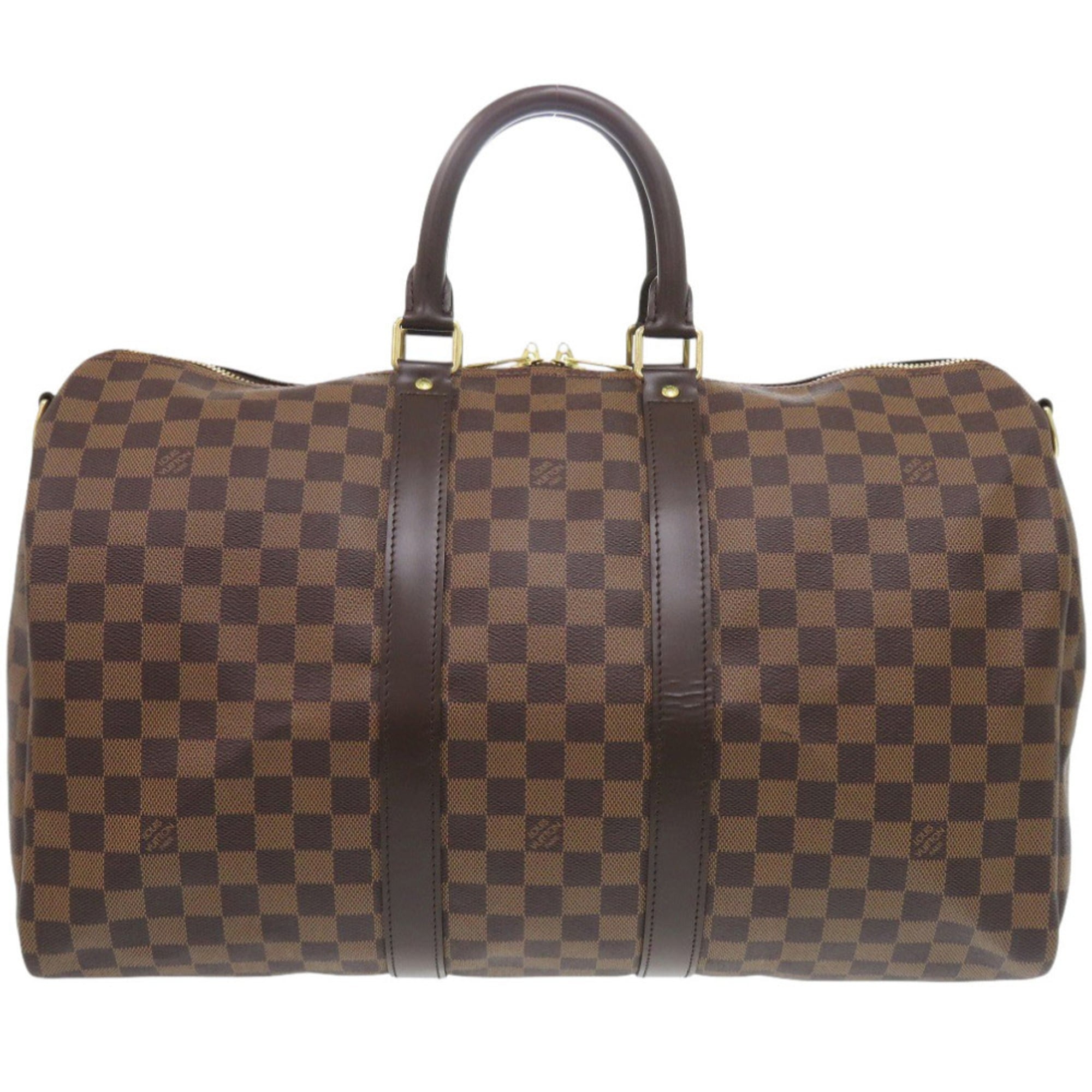 Louis Vuitton Brown Damier Canvas Boston Bag