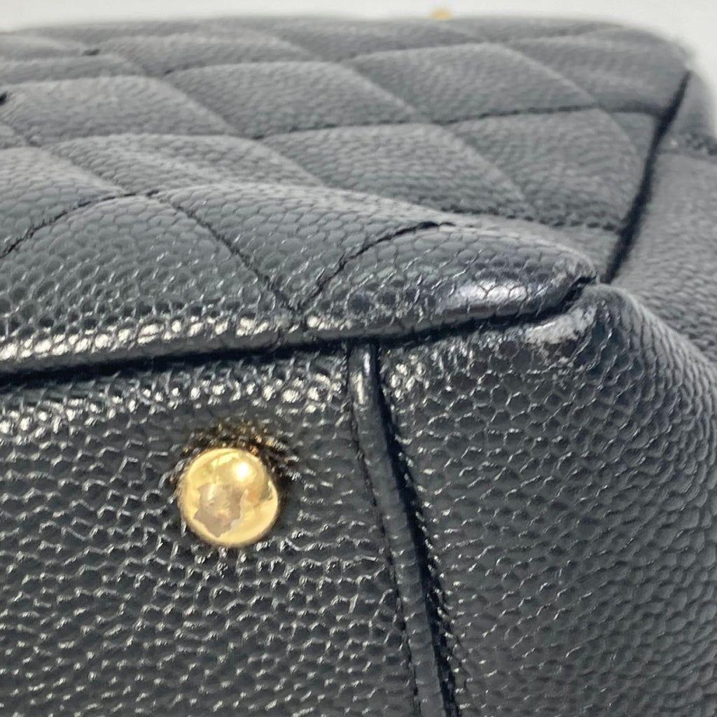 Chanel Black Leather Shoulder Bag